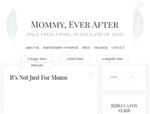 Tablet Screenshot of mommyeverafter.com